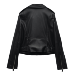 کت کوتاه چرم مدل FAUX LEATHER BIKER از برند ZARA - تصویر 2