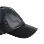 کلاه نقابدار چرمی مدل Faux leather cap برند Bershka - تصویر 3
