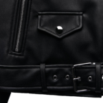 کت کوتاه چرم مدل FAUX LEATHER BIKER از برند ZARA - تصویر 3