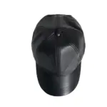 کلاه نقابدار چرمی مدل Faux leather cap برند Bershka - تصویر 2