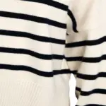 بافت مدل striped-high-neck-sweater برند Bershka - تصویر 2