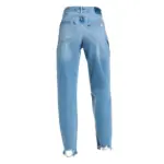 شلوار مدل Ripped cropped straight-leg jeans برند Bershka - تصویر 2
