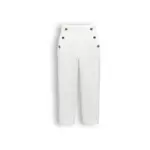 شلوار BUTTONED STRAIGHT LEG PANTS برند ZARA