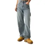 شلوار Baggy carpenter jeans برند Bershka - تصویر 2