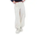 شلوار Cream High Waist Jogger Cargo Pants برند oxxo - تصویر 2
