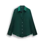 شومیز ساتن SATIN EFFECT SHIRT برند ZARA