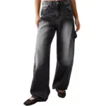 شلوار Baggy carpenter jeans برند Bershka - تصویر 6