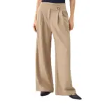 شلوار Wide-leg tailoring trousers برند Bershka - تصویر 2