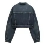 کت جین TRF HEART DENIM JACKET برند ZARA - تصویر 2