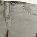 شلوار جین Cotton jogger trousers with drawstring برند Bershka - تصویر 4