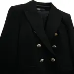 کت TAILORED DOUBLE-BREASTED برند ZARA - تصویر 4