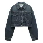 کت جین TRF HEART DENIM JACKET برند ZARA