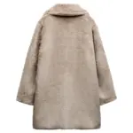 کت زنانه مدل FAUX FUR COAT برند ZARA - تصویر 2