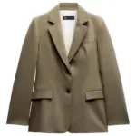کت FITTED SHOULDER PAD BLAZER برند ZARA